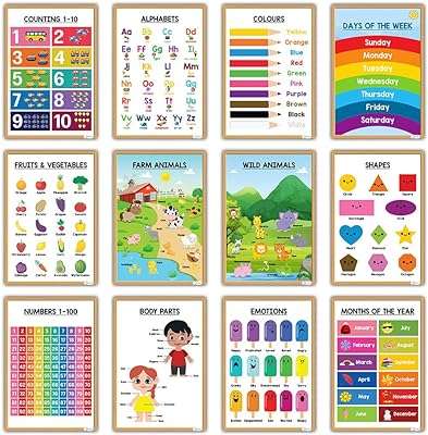 Affiches éducatives préscolaires aisin ressources d'apprentissage pour les tout petits alphabet chiffres. DIAYTAR COTE D'IVOIRE  - votre partenaire discount pour une vie plus abordable. Nous vous présentons une vaste sélection de produits de qualité à des prix imbattables, allant de l'électroménager performant aux articles de mode élégants. Achetez malin avec nous et réalisez d'importantes économies.