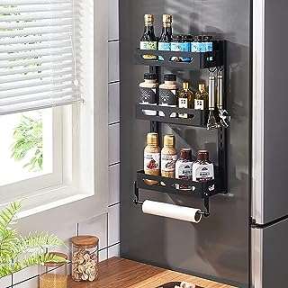 Futuresta home étagère de rangement de cuisine à plusieurs niveaux support magnétique suspendu pour réfrigérateur. Trouvez les meilleurs bons plans chez DIAYTAR COTE D'IVOIRE, le go-to store en ligne pour tous vos besoins discount. Explorez notre large gamme de produits, des vêtements à la mode aux gadgets high-tech, et profitez de prix imbattables sans sacrifier la qualité !