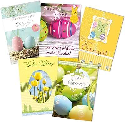 Jeu de cartes de pâques 5 pièces. En quête de produits discount de qualité ? DIAYTAR COTE D'IVOIRE  est là pour vous satisfaire ! Explorez notre boutique en ligne et découvrez notre vaste gamme de produits pour la maison, l'électroménager, l'informatique et la mode. Obtenez des articles de dernière tendance à des prix incroyables et faites des économies substantielles.