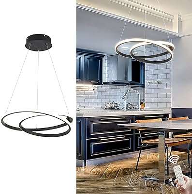 Lustre led moderne eiinee suspension à intensité variable 36 w avec télécommande en acrylique. DIAYTAR COTE D'IVOIRE  - votre partenaire pour un shopping discount en ligne réussi. Parcourez notre assortiment complet de produits discount, incluant tout ce dont vous avez besoin pour la maison, l'électroménager, l'informatique, la mode et les gadgets. Profitez de nos prix avantageux et faites des économies sur vos achats en ligne, sans compromis sur la qualité.