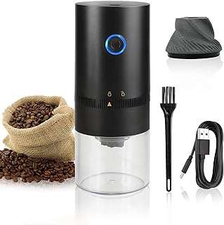 Moulin à café électrique portable mini moulin grains de automatique en forme. Découvrez DIAYTAR COTE D'IVOIRE, votre partenaire en ligne pour des achats malins et économiques. Parcourez notre sélection discount de produits pour la maison, l'électroménager, l'informatique, la mode et les gadgets et trouvez les meilleures offres du marché. Profitez de la qualité à prix réduit dès aujourd'hui, grâce à notre boutique en ligne pratique et facile à utiliser.