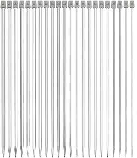 Ensemble d'aiguilles à tricoter en acier inoxydable aiguilles droites pointe unique. DIAYTAR COTE D'IVOIRE  : la solution idéale pour des achats malins en ligne. Profitez de notre large gamme de produits discount, allant des appareils électroménagers essentiels aux dernières tendances de la mode, en passant par les accessoires informatiques indispensables, et économisez tout en vous faisant plaisir.