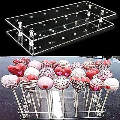 Présentoir à gâteaux support sucettes en acrylique transparent 21 trous pour fête de mariage. Ne ratez pas les bonnes affaires chez DIAYTAR COTE D'IVOIRE, votre boutique en ligne discount pour tous vos besoins. Explorez notre gamme complète de produits pour la maison, l'électroménager, l'informatique, la mode et les gadgets, et profitez des meilleurs prix du marché sans compromis sur la qualité.