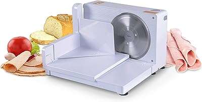 Trancheuse à viande électrique pliable en acier inoxydable de 17 cm super pratique pour fromage. DIAYTAR COTE D'IVOIRE  - des réductions incroyables sur tous les produits dont vous avez besoin. Parcourez notre boutique en ligne pour découvrir des offres discount sur des centaines d'articles, allant de la mode aux appareils électroménagers dernier cri.