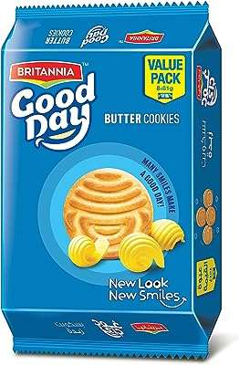 Biscuits au beurre britannia good day 81 g paquet multiple de 8. DIAYTAR COTE D'IVOIRE  - Votre destination en ligne pour des achats malins. Avec notre sélection de produits discount, allant de la maison à l'électronique, de la mode à l'informatique, vous pouvez économiser tout en comblant vos besoins. Ne manquez pas nos offres spéciales et réalisez des économies considérables dès aujourd'hui!