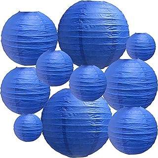 Alicdon 10 pièces lanternes en papier bleu décorations lanterne pliante ronde chinoise japonaise pour noël. DIAYTAR COTE D'IVOIRE  - votre guichet unique en ligne pour des produits discount irrésistibles. Parcourez notre large éventail de gadgets innovants, d'équipements ménagers pratiques et de vêtements tendance à prix cassés. Ne manquez pas cette opportunité de faire de bonnes affaires et de réaliser des économies considérables.