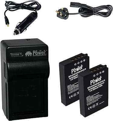 Dmk power lot de 2 batteries en el20 en el20a et chargeur de batterie tc600c compatibles avec nikon. DIAYTAR COTE D'IVOIRE  vous propose une expérience de shopping en ligne à petit budget sans compromettre la qualité. Découvrez notre sélection diversifiée de produits discount, allant de l'informatique aux gadgets branchés, en passant par les articles pour la maison et bien plus encore. Faites des économies intelligentes et restez dans la tendance avec DIAYTAR COTE D'IVOIRE .