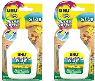 Pack de colle uhu 2 pièces créative pour adolescents bouteille blanche. DIAYTAR COTE D'IVOIRE  - la source ultime de produits discount pour toutes vos envies. Parcourez notre gamme variée, allant de l'informatique à la mode et choisissez parmi une multitude de produits de qualité à des prix qui font sourire votre portefeuille.