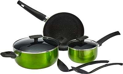 Bergner batterie de cuisine 7 pièces en aluminium pressé brillant fond. Plongez dans l'univers de DIAYTAR COTE D'IVOIRE, votre boutique en ligne généraliste spécialisée dans les produits discount. Explorez notre large variété d'articles allant de la maison à l'électroménager, en passant par l'informatique, la mode et les gadgets, le tout à des prix défiant toute concurrence. Profitez de notre expertise en matière de bonnes affaires et réalisez des économies significatives.