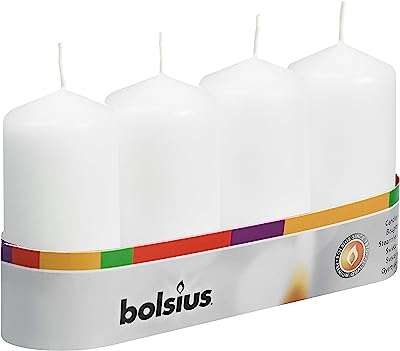 Bougies pilier polishius blanc paquet de 4 longue durée de combustion. Bienvenue sur DIAYTAR COTE D'IVOIRE, votre source incontournable pour des achats malins en ligne. Explorez notre sélection diversifiée de produits discount, qui comprend tout, des indispensables quotidiens aux derniers gadgets technologiques. Profitez de nos prix imbattables et réalisez des économies dès aujourd'hui !