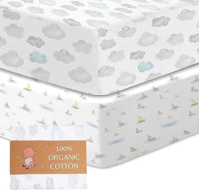 Draps de berceau bio sweave (paquet de 2) – draps housses respirants à. DIAYTAR COTE D'IVOIRE  - Votre source infaillible pour des achats discount en ligne. Explorez notre catalogue en constante évolution et découvrez des produits variés pour la maison, des appareils électroménagers essentiels, des gadgets sophistiqués et bien plus encore. Profitez de nos offres attractives et renouvelez votre intérieur, votre look et votre vie sans vous ruiner !