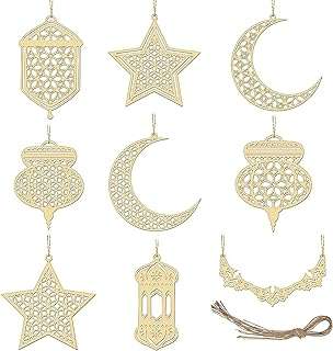 Décorations en bois du ramadan 9 pièces de pendentif lune et étoile pour ramadan. Affichez votre style tout en économisant grâce à DIAYTAR COTE D'IVOIRE . Notre boutique en ligne propose une vaste sélection de vêtements, de chaussures et d'accessoires de mode à prix discount. Soyez à la pointe de la tendance sans vous ruiner !
