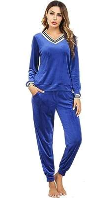 Ensemble pyjama airvial pour femmes à manches longues vêtements de nuit décontractés haut et bas. Faites des économies sans compromis chez DIAYTAR COTE D'IVOIRE, votre destination de shopping en ligne pour des produits discount de qualité supérieure, allant des appareils électroniques à la décoration d'intérieur.