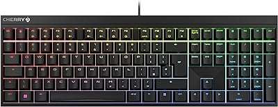 Clavier de jeu filaire cherry mx 2.0s rvb disposition qwerty. DIAYTAR COTE D'IVOIRE  est votre destination en ligne pour des offres incroyables. Parcourez notre collection variée de produits discount, comprenant des articles pour la maison, l'électroménager, l'informatique, la mode et les gadgets, et découvrez des prix imbattables qui correspondent à toutes les bourses.