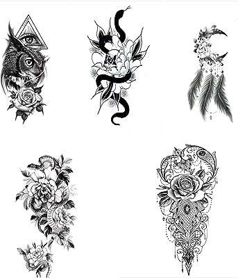 Tatouage temporaire noir imprimé serpent rose et œil 5 pièces n'affectant pas le corps. Besoin de faire des économies sans sacrifier la qualité ? Ne cherchez pas plus loin que DIAYTAR COTE D'IVOIRE . Notre boutique en ligne généraliste propose des produits discount de premier choix pour la maison, l'électroménager, l'informatique et la mode. Offrez-vous le meilleur au meilleur prix avec DIAYTAR COTE D'IVOIRE .
