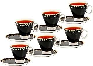Ensemble de 6 tasses à thé et soucoupes par lifesmile 220. DIAYTAR COTE D'IVOIRE  - la solution pour des achats discount en ligne simples et rapides. Trouvez tout ce dont vous avez besoin sans vous ruiner, de la maison à l'électroménager en passant par l'informatique et la mode. Profitez de nos prix compétitifs et faites des économies dès maintenant.