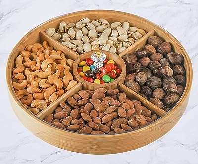 Plateau de service divisé en bambou noix bonbons apéritif plateau de légumes. Bienvenue chez DIAYTAR COTE D'IVOIRE, votre destination de choix pour dénicher des bonnes affaires en ligne. Explorez notre sélection de produits discount allant des indispensables de la maison aux dernières nouveautés informatiques et mode, et profitez de notre engagement à vous offrir des prix compétitifs.