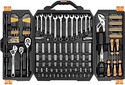 Ensemble d'outils à main mixtes de 192 pièces avec étui de rangement en plastique. Ne payez pas plus cher ! DIAYTAR COTE D'IVOIRE  vous offre des produits discount de qualité supérieure à des prix abordables. Découvrez notre large sélection d'articles pour la maison, l'électroménager, l'informatique, la mode et les gadgets les plus recherchés. Visitez notre site dès maintenant et bénéficiez de nos offres exclusives pour économiser sur tous vos achats.
