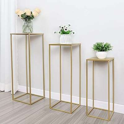 Support pour plantes télescopique en métal doré irogeme grande étagère cylindrique (ensemble de 3. Ne ratez pas les bonnes affaires chez DIAYTAR COTE D'IVOIRE, votre boutique en ligne discount pour tous vos besoins. Explorez notre gamme complète de produits pour la maison, l'électroménager, l'informatique, la mode et les gadgets, et profitez des meilleurs prix du marché sans compromis sur la qualité.
