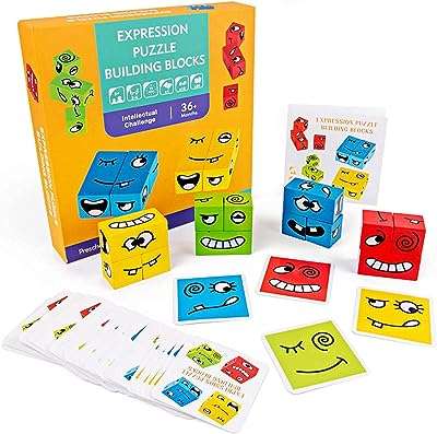 Isamin thinking training expression amusante pour enfants visage changeant blocs de construction en bois. DIAYTAR COTE D'IVOIRE  - votre source de bons plans pour tous vos besoins en matière de produits discount. Avec une gamme variée de linge de maison, d'appareils électroménagers, d'articles informatiques et bien plus encore, nous sommes votre guichet unique pour des économies substantielles. Faites vos achats en ligne en toute confiance et profitez des meilleurs prix sur le marché.
