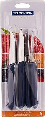 Ensemble de 6 couteaux tramontina assortis orange (23899118). DIAYTAR COTE D'IVOIRE  : la destination incontournable pour des achats discount en ligne. Découvrez notre gamme complète de produits discount allant des indispensables de la maison aux dernières tendances en matière de gadgets et d'informatique. Faites des économies tout en obtenant des articles de qualité en un seul clic !