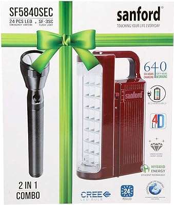 Lampe d'urgence et de camping sanford. Faites des économies avec DIAYTAR COTE D'IVOIRE, la boutique en ligne qui propose des produits discount pour tous. Que vous cherchiez des équipements pour la maison, des appareils électroménagers, des gadgets ou des vêtements tendance, nous avons tout ce dont vous avez besoin à des prix incroyables.
