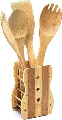 Batterie de cuisine 4 pièces en bambou pur solide spatule. Ne payez pas le prix fort lorsque vous pouvez obtenir des produits discount de qualité chez DIAYTAR COTE D'IVOIRE  ! Notre boutique en ligne généraliste regorge d'offres incroyables pour la maison, l'électroménager, l'informatique et la mode. Faites des économies dès maintenant et découvrez notre sélection à prix réduits.