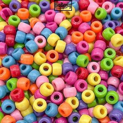 Perles à cheveux en plastique arc en ciel d'espacement multicolores 1000 pièces pour bijoux. DIAYTAR COTE D'IVOIRE  - optimisez votre budget sans sacrifier la qualité ! Découvrez notre sélection discount allant des articles de mode aux équipements électroménagers, pour des économies garanties.