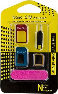 Kit d'adaptateur de carte sim nano micro standard 5 en 1 vers avec aiguille. DIAYTAR COTE D'IVOIRE  - votre guichet unique pour des trouvailles discount dans tous les domaines ! Découvrez notre collection riche et variée de produits, allant de l'électroménager pratique à l'informatique performante en passant par la mode. Faites des économies considérables sur des articles de qualité, sans compromettre votre style ou vos besoins essentiels. Choisissez la commodité de nos options de livraison rapides et profitez d'une expérience de magasinage en ligne sans tracas dès aujourd'hui !