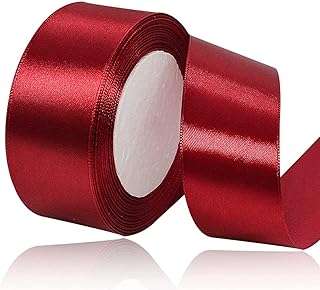 Ruban de satin bordeaux tissu polyester 38 mm x 25 mètres pour emballage. Parcourez notre magasin en ligne DIAYTAR COTE D'IVOIRE  et profitez de nos offres incroyables sur une large gamme de produits. Trouvez tout ce dont vous avez besoin, de l'électroménager à l'informatique, et restez à la mode sans vous ruiner grâce à nos articles à prix réduits.