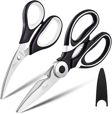 Ciseaux de cuisine multifonctions tout usage tracciomass robustes lavables au lave vaisselle. Faites des économies avec DIAYTAR COTE D'IVOIRE, la boutique en ligne qui propose des produits discount pour tous. Que vous cherchiez des équipements pour la maison, des appareils électroménagers, des gadgets ou des vêtements tendance, nous avons tout ce dont vous avez besoin à des prix incroyables.