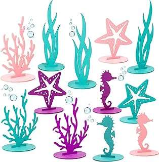Décorations d'anniversaire sirène en feutre 24 pièces fournitures de décorations de fête sous la mer. Faites des économies intelligentes avec DIAYTAR COTE D'IVOIRE  ! Découvrez notre assortiment discount de produits pour la maison, l'électroménager, l'informatique, la mode et les gadgets. Profitez de prix réduits sans compromis sur la qualité, et offrez-vous tout ce dont vous avez besoin à petit prix.