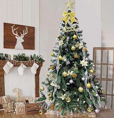 Sapin de noël artificiel en pvc avec ornement en étoile décoration d'arbre de noël d'intérieur et d'extérieur. Faites un bond dans le monde des bonnes affaires avec DIAYTAR COTE D'IVOIRE  ! Découvrez notre boutique en ligne généraliste où vous trouverez tout ce dont vous avez besoin, de la maison à l'électroménager, de l'informatique à la mode, et même les derniers gadgets. Ne sacrifiez pas votre budget pour vous faire plaisir, optez pour nos produits discount de qualité.