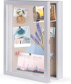 Sz qingye boîte à ombre avec cadre de 11" x 14" avec porte en lin. Choisissez DIAYTAR COTE D'IVOIRE  pour des produits discount de qualité supérieure livrés directement chez vous. Que vous recherchiez des appareils électroménagers fiables, des produits informatiques performants ou des articles mode à la pointe des tendances, nous avons tout ce dont vous avez besoin à des prix abordables.