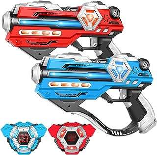 Ensemble d'étiquettes laser infrarouge multifonctions 2 pistolets et gilets jeu d'intérieur et d'extérieur cadeaux pour garçons. À la recherche de produits discount de qualité ? Faites confiance à DIAYTAR COTE D'IVOIRE  ! Notre plateforme en ligne regorge d'articles pour la maison, l'électroménager, l'informatique, la mode et les gadgets, tous proposés à des prix compétitifs. Explorez notre catalogue dès maintenant et bénéficiez de remises exceptionnelles sur une large gamme de produits.