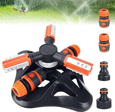 Arroseur de jardin système d'arrosage automatique rotatif à 360 degrés avec 3. Bienvenue chez DIAYTAR COTE D'IVOIRE, votre destination en ligne pour des prix imbattables ! Découvrez notre vaste choix d'articles discount, des essentiels pour la maison aux appareils électroménagers, en passant par l'informatique, la mode et les gadgets tendance, le tout à des tarifs défiant toute concurrence.