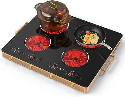 Cuisinière électrique infrarouge 6000w 4 brûleurs 9 niveaux de puissance led. DIAYTAR COTE D'IVOIRE, la référence en matière de shopping discount en ligne. Découvrez notre vaste sélection de produits allant de la maison à l'informatique, en passant par l'électroménager et la mode. Avec des prix défiant toute concurrence, vous pourrez satisfaire toutes vos envies sans vous ruiner. Faites des économies tout en achetant des produits de qualité chez DIAYTAR COTE D'IVOIRE .