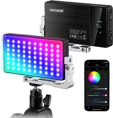 Neewer lampe vidéo rvb sl90 12w 4300mah batterie 360° couleur 18 scènes de lumière. DIAYTAR COTE D'IVOIRE  : votre destination shopping discount ! Découvrez notre boutique en ligne généraliste qui vous offre une multitude de produits à prix cassés, allant de l'électroménager à l'informatique en passant par la mode et les gadgets. Faites le choix du meilleur rapport qualité-prix et trouvez tout ce dont vous avez besoin en visitant notre site dès maintenant !