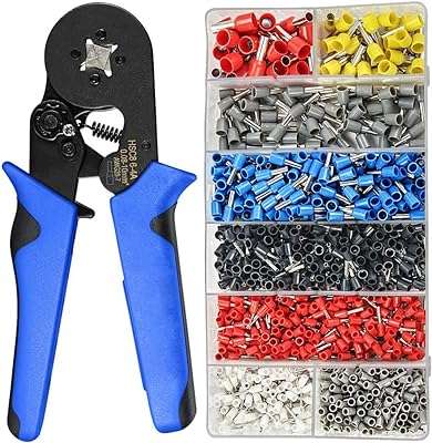 Kit d'outils de sertissage d'œillets avec 1 200 embouts de fil de virole. DIAYTAR COTE D'IVOIRE, votre partenaire en ligne pour tous vos achats discount. Explorez notre catalogue diversifié comprenant des produits de maison, d'électroménager, d'informatique, de mode et de gadgets à des prix défiant toute concurrence. Faites des économies substantielles tout en profitant d'une qualité exceptionnelle grâce à DIAYTAR COTE D'IVOIRE .