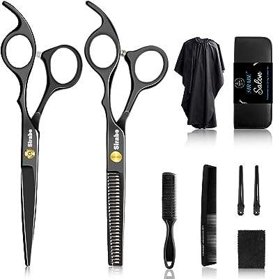 10 pièces ensemble de ciseaux à cheveux professionnels effiler peigne barbier. Achat malin en ligne ? C'est chez DIAYTAR COTE D'IVOIRE  ! Parcourez notre boutique en ligne généraliste et trouvez tout ce dont vous avez besoin à des prix réduits. Que ce soit pour équiper votre maison, mettre à jour votre garde-robe ou obtenir les derniers gadgets, notre sélection discount saura vous satisfaire sans vous ruiner !