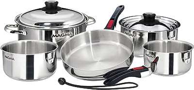 Magma products batterie de cuisine emboîtable de 10 pièces en acier inoxydable. DIAYTAR COTE D'IVOIRE, votre référence en ligne pour tous vos besoins en produits discount. Parcourez notre catalogue diversifié comprenant des articles pour la maison, l'électroménager, l'informatique, la mode et les gadgets, afin de dénicher les meilleures affaires du moment. Optez pour des économies substantielles sans compromettre la qualité et bénéficiez d'une expérience de shopping en ligne des plus avantageuses.