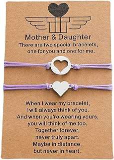 Bracelets mère fille bracelets coeur assortis pour maman et cadeaux la fête des mères. Ne dépensez pas plus que nécessaire - choisissez DIAYTAR COTE D'IVOIRE  pour vos achats en ligne. Parcourez notre vaste sélection d'articles discount, allant des produits pour la maison à l'électroménager, en passant par l'informatique, la mode et les gadgets, et profitez de remises exceptionnelles. Avec des prix aussi attractifs, vous pourrez économiser tout en vous offrant des produits de qualité.