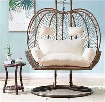 Coussins de chaise à panier suspendu pour meubles de jardin siège pour 2. Rejoignez DIAYTAR COTE D'IVOIRE, votre compagnon de shopping à prix malin ! Explorez notre boutique en ligne et découvrez un éventail de produits discount, des articles essentiels pour la maison aux appareils électroménagers, en passant par l'informatique, la mode tendance et les gadgets à petit prix.