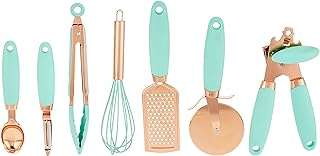 Ensemble d'ustensiles de cuisine en acier inoxydable plaqué cuivre golden home avec poignées. Besoin d'un produit de haute technologie sans vous ruiner ? DIAYTAR COTE D'IVOIRE  est le spécialiste des gadgets et accessoires tech à prix cassés. Des enceintes bluetooth aux montres connectées, en passant par les écouteurs sans fil, nous mettons à votre disposition une sélection de produits innovants qui vous faciliteront la vie à petit prix. Vivez la technologie sans compromettre votre budget !