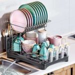 Égouttoir à vaisselle de cuisine grand égouttoir 2 niveaux en acier inoxydable avec support. Bienvenue chez DIAYTAR COTE D'IVOIRE, la boutique en ligne discount pour toutes vos envies. Découvrez notre sélection exclusive de produits discount pour la maison, l'électroménager, l'informatique et la mode, et faites des économies tout en conservant la qualité. Ne manquez pas nos offres incroyables sur les derniers gadgets à la pointe de la technologie.