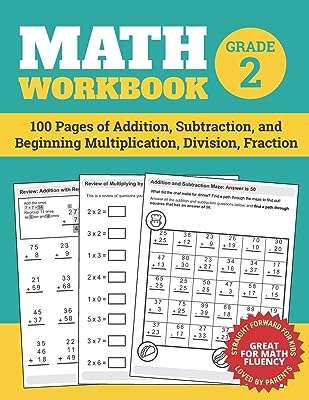 Livre de mathématiques de 2e année : 100 pages d'addition de soustraction début multiplication division et fractions. DIAYTAR COTE D'IVOIRE  est votre guichet unique pour des produits discount de premier ordre. Parcourez notre catalogue en ligne et découvrez notre sélection soigneusement choisie d'articles pour la maison, l'électroménager, l'informatique et la mode, tous disponibles à des prix abordables. Vous ne trouverez pas de meilleurs deals ailleurs !