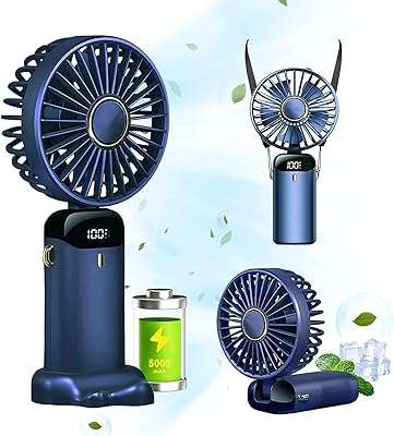 Mini ventilateur portatif de fenêtre silencieux 5000mah rechargeable par usb fonctionnant sur batterie avec 5. Parfaitement adapté aux chasseurs de bonnes affaires, DIAYTAR COTE D'IVOIRE  vous offre une expérience de shopping en ligne unique. Notre sélection abondante de produits discount, incluant des articles essentiels pour la maison, l'électroménager, l'informatique, la mode et les gadgets, garantit que vous trouverez ce que vous cherchez sans vous ruiner.