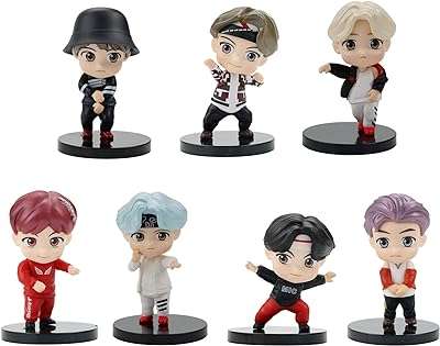 Ensemble de décoration de gâteau bts 7 pièces jouets figurines d'action gâteau cadeaux fête pour fournisseur. DIAYTAR COTE D'IVOIRE  vous ouvre les portes d'un univers de bonnes affaires. Découvrez notre large gamme de produits discount, allant des indispensables de la maison aux dernières tendances mode, en passant par les gadgets innovants. Profitez d'offres exceptionnelles et de prix imbattables pour des achats malins et éclairés.
