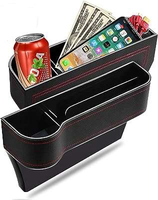 Shiyuan lot de 2 organiseurs de siège de voiture polyvalents boîte de rangement latérale pour console avec porte gobelet. DIAYTAR COTE D'IVOIRE  - votre destination en ligne pour des achats discount sans compromis sur la qualité. Parcourez notre assortiment diversifié de produits, allant des équipements informatiques conviviaux aux articles de mode tendance en passant par les indispensables de la maison, et faites des économies sur tous vos besoins.