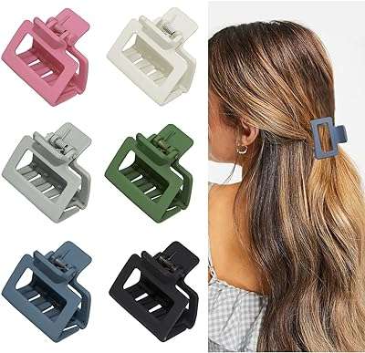 Pinces à cheveux griffes de taille moyenne pour femmes et filles. Ne dépensez pas plus que nécessaire - choisissez DIAYTAR COTE D'IVOIRE  pour vos achats en ligne. Parcourez notre vaste sélection d'articles discount, allant des produits pour la maison à l'électroménager, en passant par l'informatique, la mode et les gadgets, et profitez de remises exceptionnelles. Avec des prix aussi attractifs, vous pourrez économiser tout en vous offrant des produits de qualité.